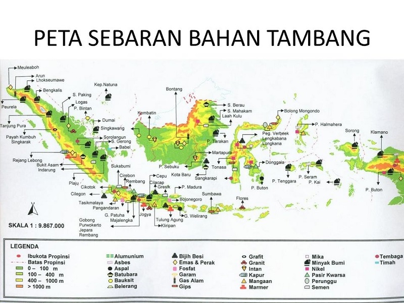 Daftar Kota di Indonesia yang Memiliki Hasil Tambang